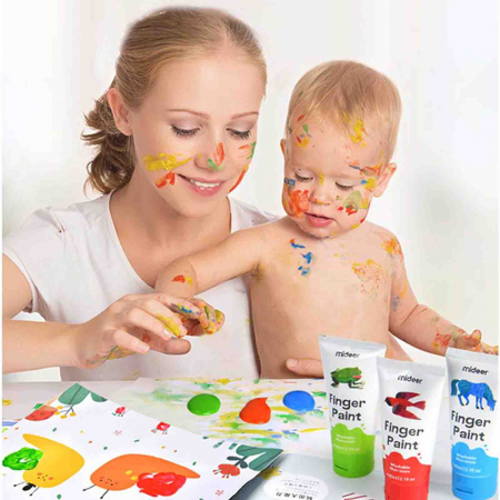 Mideer - Set hartie pentru pictat, finger paint - Micostore.ro [1]