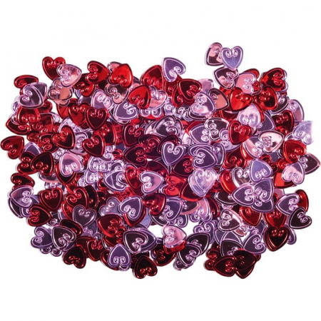 Art & Craft si Artizanat - Set inimioare colorate pentru activitati craft