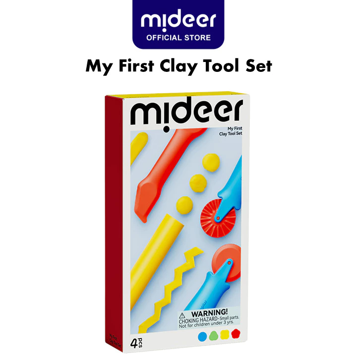 Set instrumente de modelat plastilina, lut, 4 unelte diferite [2]