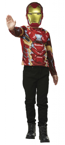 Jucării și Jocuri pentru copii - Set Iron Man - Bluza si Masca