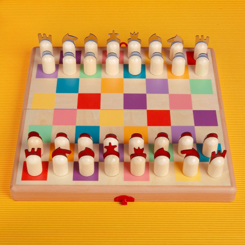 Set Jocuri - Sah, Dame si Table, Svoora pentru Baiat, Fata varsta 6 - 9, 9+ [3]