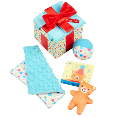 Jucării și Jocuri pentru copii - Set jucarii bebe in cutie cadou din lemn