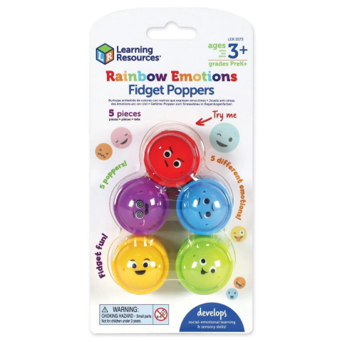 Jucării și Jocuri pentru copii - Set jucarii Fidget Poppers - Emotii