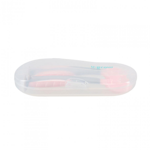 Set lingurita si furculita , roz, u-grow [2]