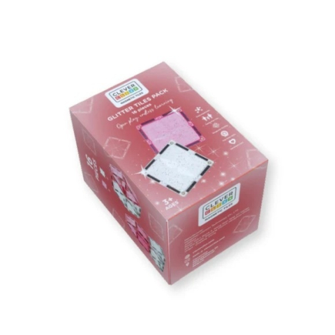 Set magnetic de construit cu placi stralucitoare, Cleverclixx varsta 3 - 6 ani, 6 - 9 ani [1]