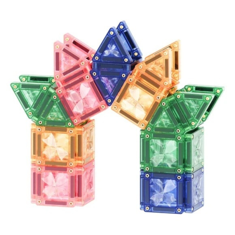 Set magnetic de construit cu placute mici, Cleverclixx Baiat, Fata, varsta 3 - 6 ani, 6 - 9 ani [2]