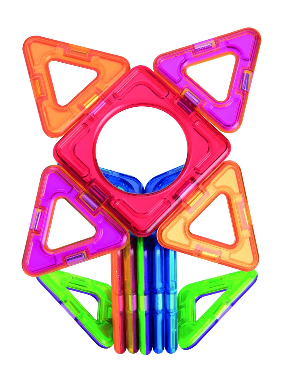 Set magnetic de construit, 30 piese, Basic Plus, Magformers, varsta 3 - 6, 6 - 9 ani,  [9]