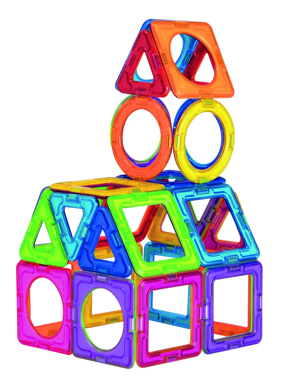 Set magnetic de construit, 30 piese, Basic Plus, Magformers, varsta 3 - 6, 6 - 9 ani,  [7]