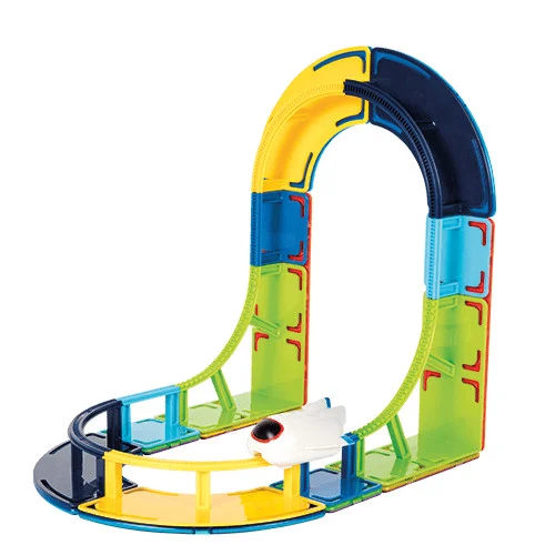 Set magnetic de construit, 44 piese, Sky track play set, Magformers [6]