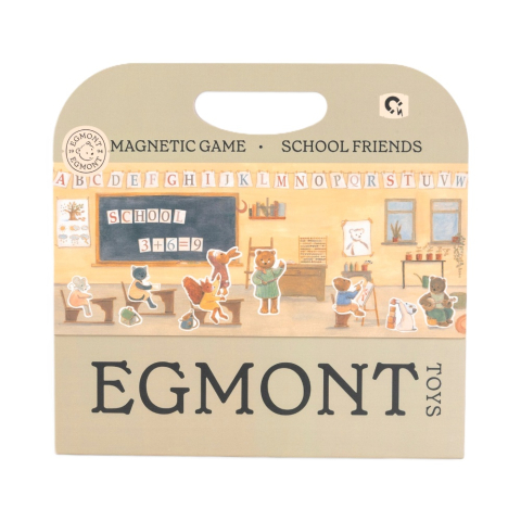 Jucării și Jocuri pentru copii - Set magnetic La scoala, Egmont Toys Baiat, Fata, varsta 3 - 6 ani