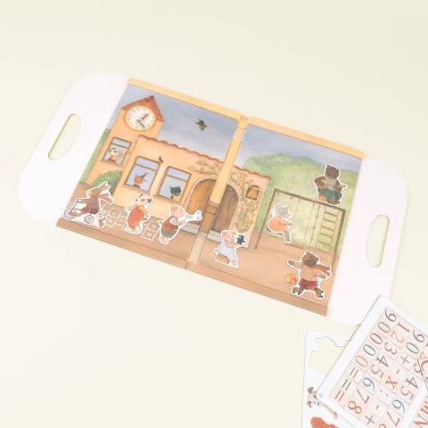 Set magnetic La scoala, Egmont Toys Baiat, Fata, varsta 3 - 6 ani [1]
