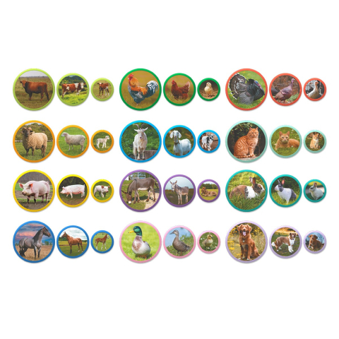 Set magnetic Montessori, Familii de animale, varsta 3-7 ani [2]