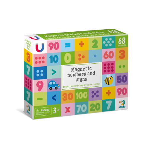 Jucării și Jocuri pentru copii - Set magnetic - Numere si simboluri matematice