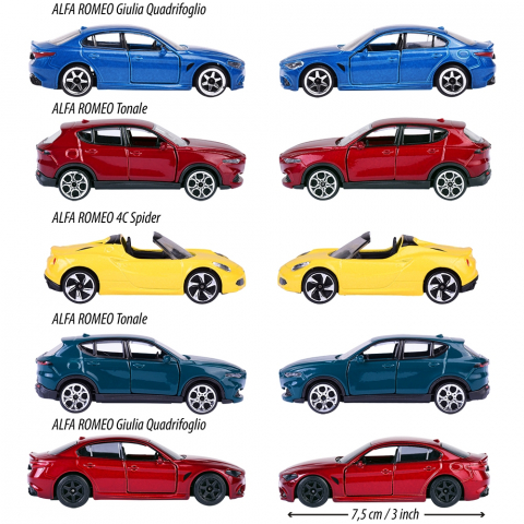 Set Majorette Alfa Romeo cu 5 masinute [2]