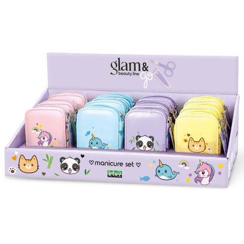 Ingrijire personala & Cosmetice - Set manichiura - Glam & Go, 4 modele asortate, pret/1 buc