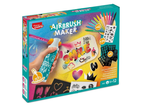 Seturi creative pentru copii - Set Maped Creativ Airbrush Maker