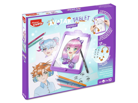 Seturi creative pentru copii - Set Maped Creativ Avatar'Tablet Manga