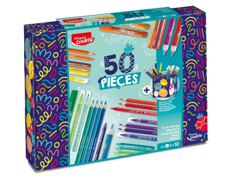 Creativitate, Seturi creative - Set Maped Creativ coloriaj 50 piese