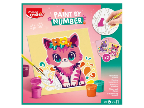 Set Maped Creativ Paint by number - Pisică și Iepure [1]
