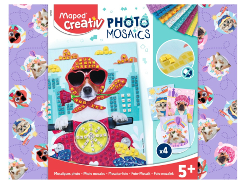 Set Maped Creativ Photo Mosaics - Cute animals [1]