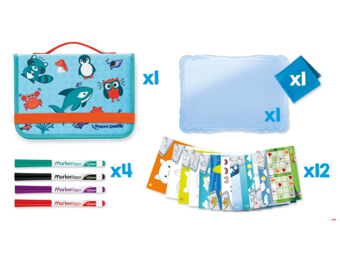 Set Maped Creativ Travel Board Animale [3]