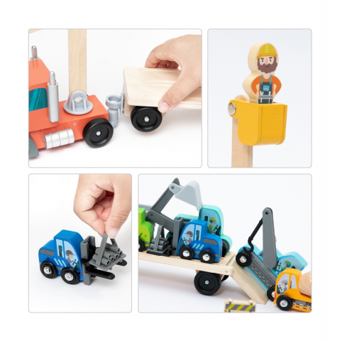 Set mare de vehicule pentru constructii, UMU Toys, varsta 3 - 6 ani, Baiat, Fata [2]