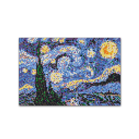 Set margele de calcat Beedz Art - Noapte instelata de Van Gogh, copii varsta 12 ani + [1]
