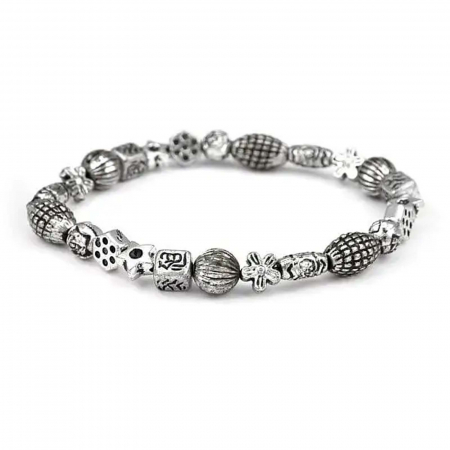 Set margele, talismane cu snur, 8 modele diferite, 17g, Buddha [2]