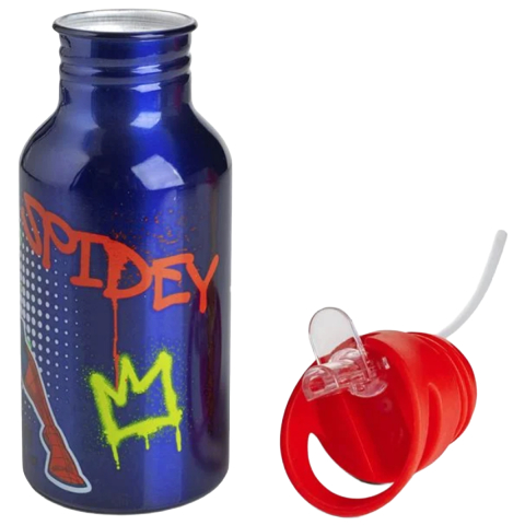 Set Masa Pranz pentru Baieti, Lunch Box Spider-Man, Sticla cu 3 Caserole, Fara BPA [2]