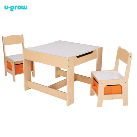 Set masuta si 2 scaune,lemn natur,u-grow [1]