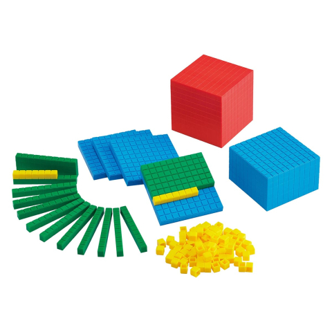 Jucării și Jocuri pentru copii - Set matematic, conectarea numerelor in baza 10, copii varsta 6+ ani