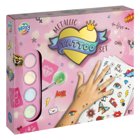Art & Craft si Artizanat - Set metalic Tatoo  Grafix   