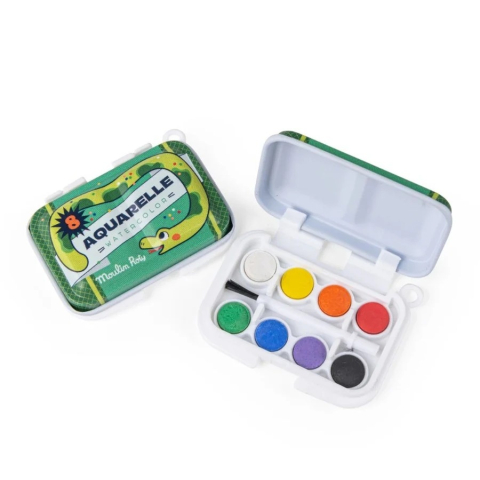 Art & Craft si Artizanat - Set mini acuarela, Moulin Roty Baiat, Fata, varsta 3 - 6 ani, 6 - 9 ani