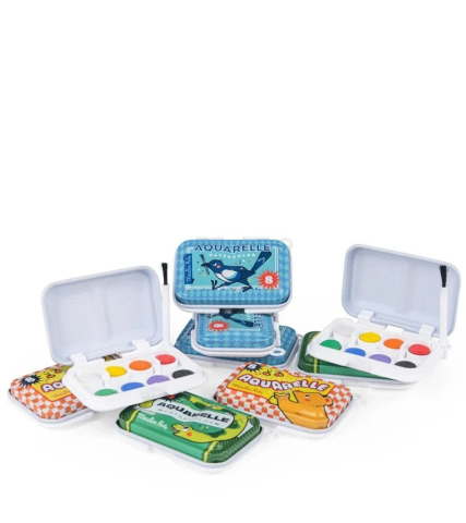 Set mini acuarela, Moulin Roty Baiat, Fata, varsta 3 - 6 ani, 6 - 9 ani [1]