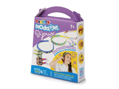 Creativitate, Seturi creative - Set Modelight Bijoux  "Cercei și cordeluță" Carioca