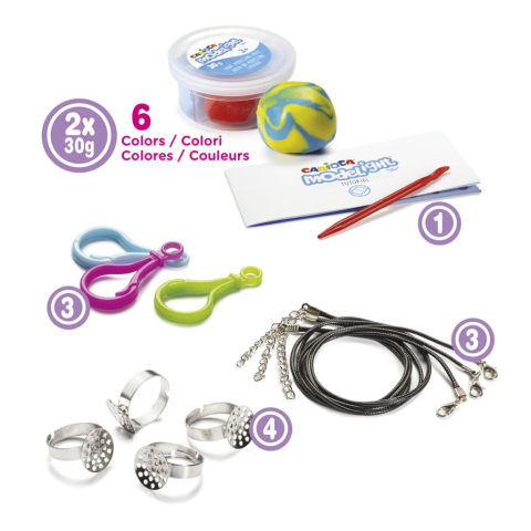Set Modelight Bijoux  "Inele și coliere" Carioca [1]