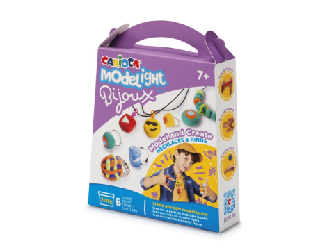 Creativitate, Seturi creative - Set Modelight Bijoux  "Inele și coliere" Carioca