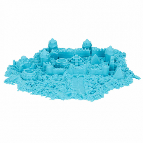 Set Nisip Kinetic 1kg cu Tava Gonflabila si Accesorii – 27 Piese Joaca Creativa [1]