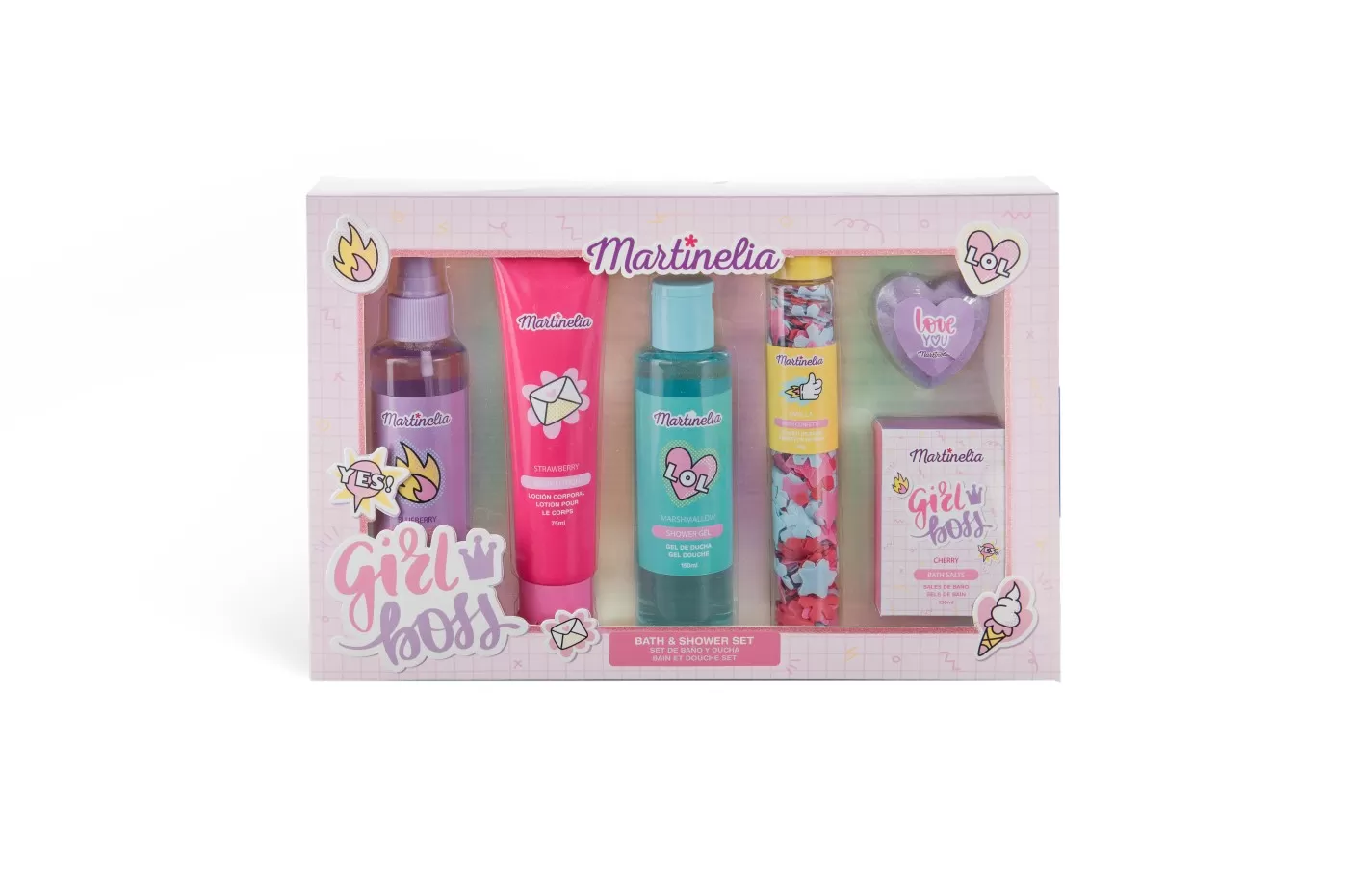 Frumusețe, bijuterii, accesorii fetițe - Set pentru baie, Martinelia, Super Girl, varsta de la 3 ani la +15 ani