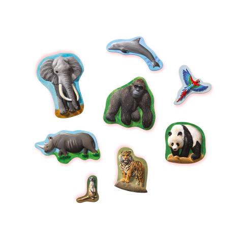 Set pentru copii cu mulaj si pictura cu animale din jungla, copii varsta 5 ani+,8 ani+ [1]