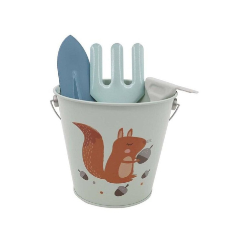 Set pentru gradinarit cu galetusa albastra, copii varsta 3-9 ani [2]