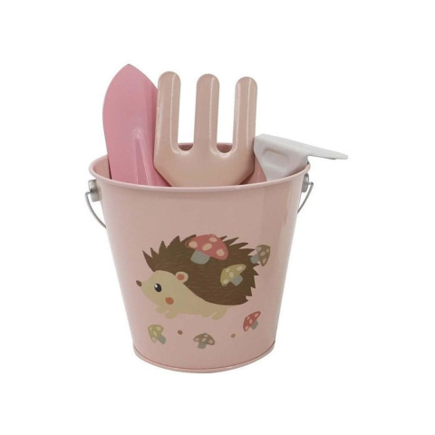 Set pentru gradinarit cu galetusa roz, copii varsta 3-9 ani [2]