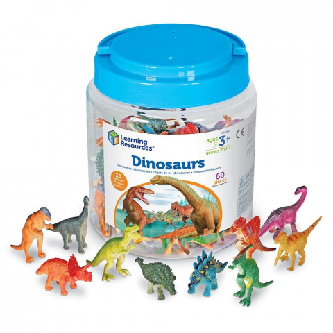 Set pentru sortat - Dinozauri jucausi (60 piese) [2]