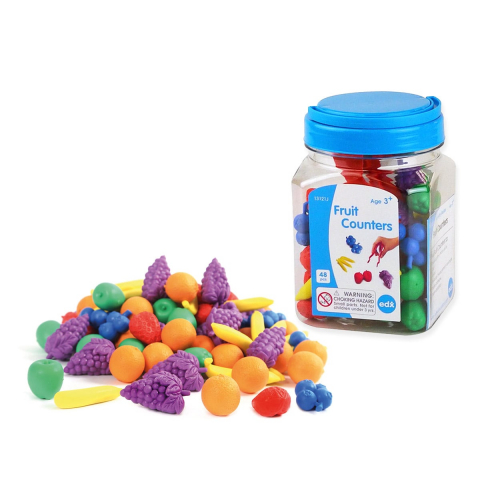 Jucarii de Indemanare, Sortare, Motricitate - Set pentru sortat, Fructe, 3-7 ani