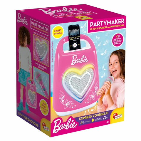 Jucării și Jocuri pentru copii - Set petrecere Barbie - Microfon & boxa