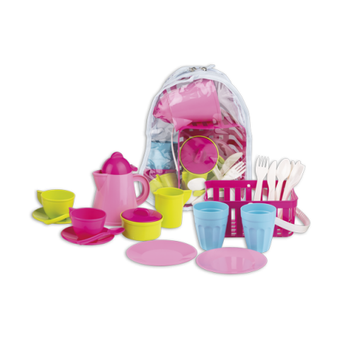 Jucării și Jocuri pentru copii - Set picnic cu rucsac Zaino New