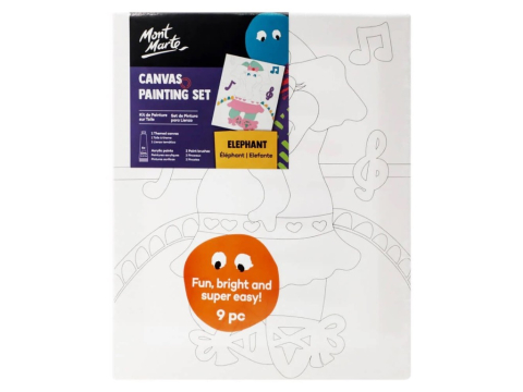 Art & Craft si Artizanat - Set pictură copii Mont Marte Elefant