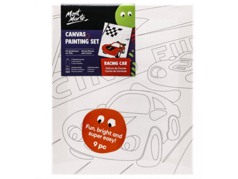 Art & Craft si Artizanat - Set pictură copii Mont Marte Mașini de curse