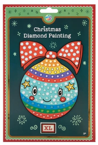 Art & Craft si Artizanat - Set pictura cu diamante XL - Glob de Craciun