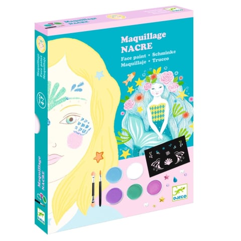 Art & Craft si Artizanat - Set pictura pe fata culori sidefate, Djeco Fata, varsta 3 - 6 ani, 6 - 9 ani